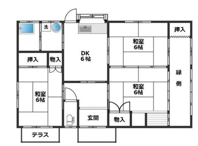 【間取り】 | 菅家貸家