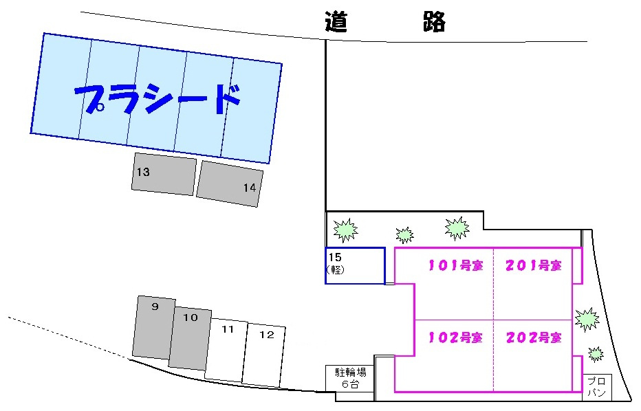 LUXの区画図