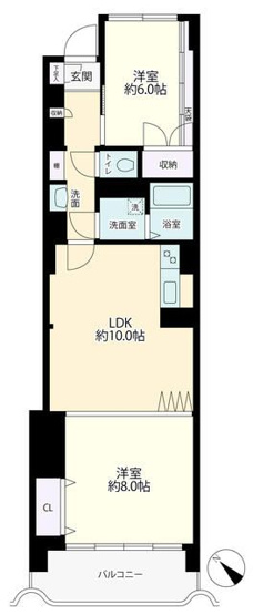 【間取り】 | 目黒フラワーマンション