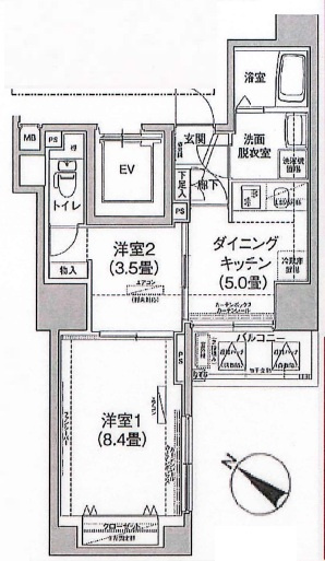 アイルプレミアム文京六義園の間取り