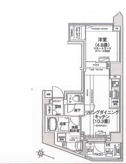 アイルプレミアム本駒込の間取り