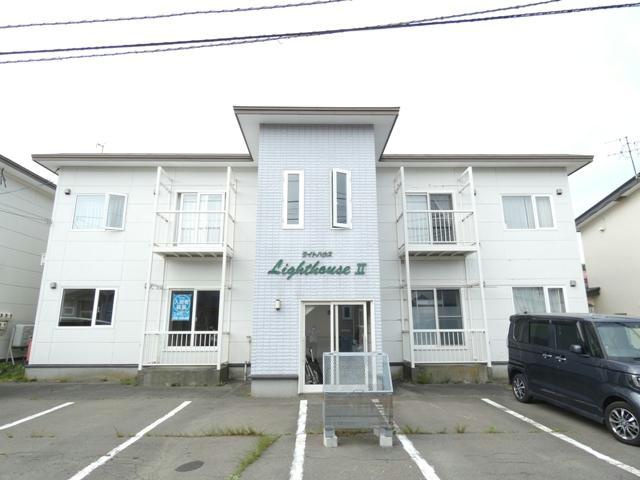 釧路市緑ケ岡５丁目のアパートの外観
