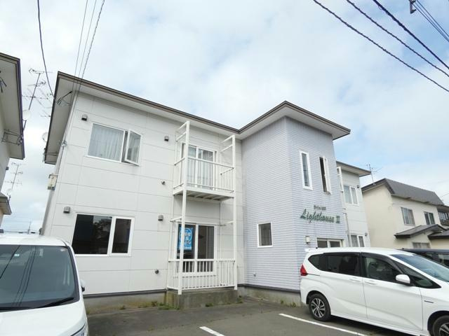 釧路市緑ケ岡５丁目のアパートの外観