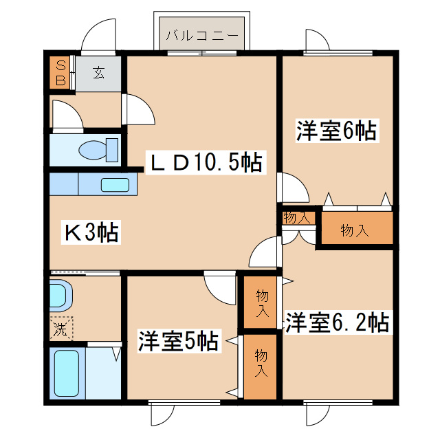ライトハウスⅡの間取り