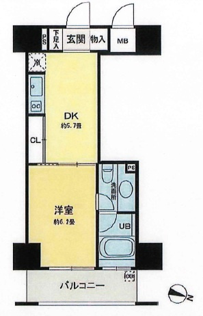 ベルファース本郷弓町の間取り