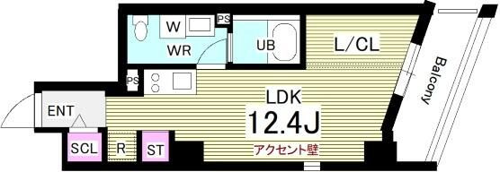 Ｔ｀ｓ　Ｃａｌｍの間取り|間取りです。