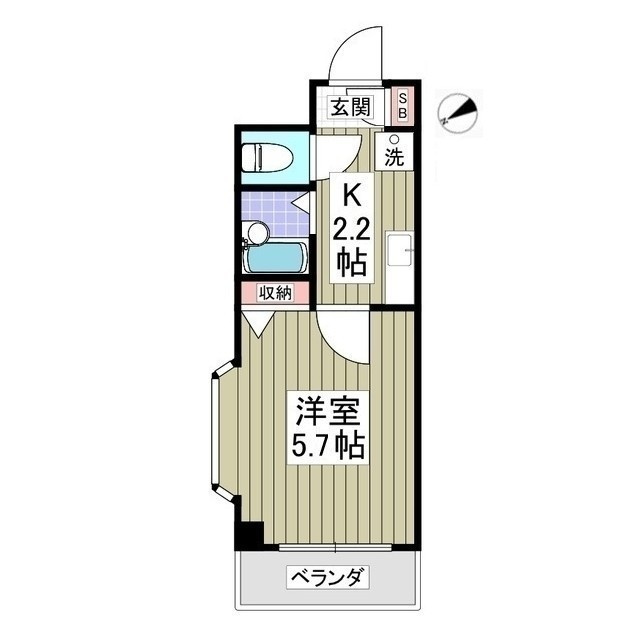 藤原町マンションの間取り