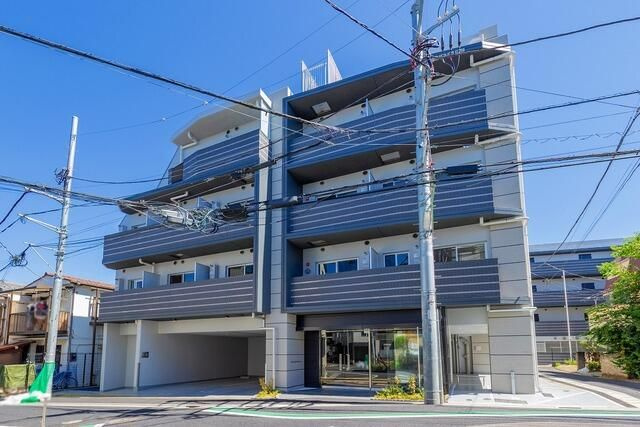 アジールコート三宿テラスの外観|外観もきれいです