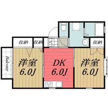 【間取り】 | ガーデンハウス辰巳台　B