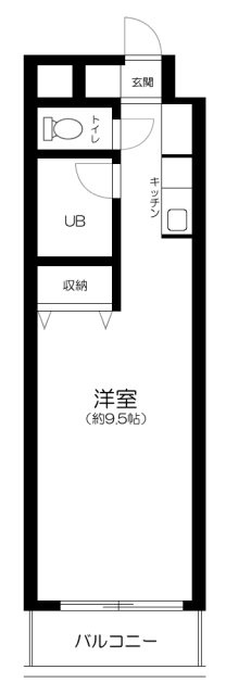 大成ルームズの間取り