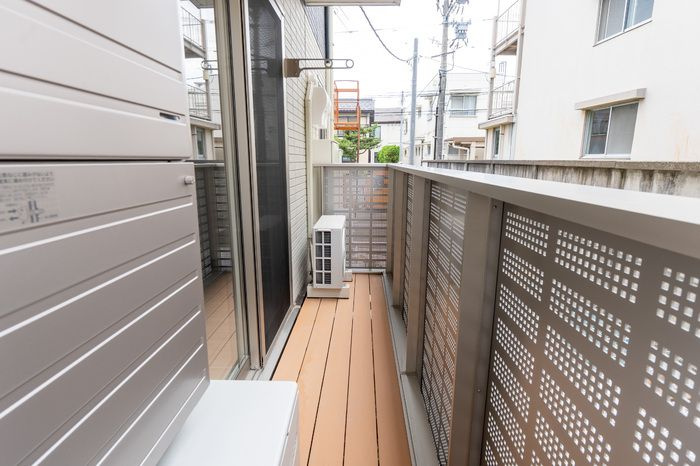 ウェルモート曙町のバルコニー