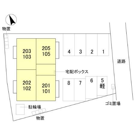 ツインリーフの区画図