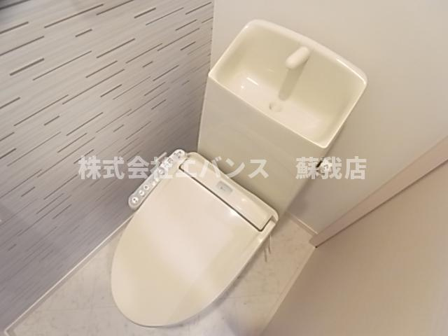 【トイレ】 | リブテラス | 落ち着いた色調のトイレです