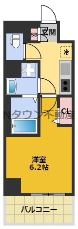 【間取り】 | ディアレイシャス大須観音Ⅲ | 間取りです