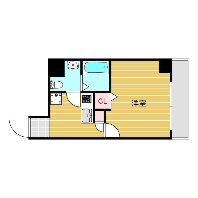 プリエール新大阪イーストの間取り