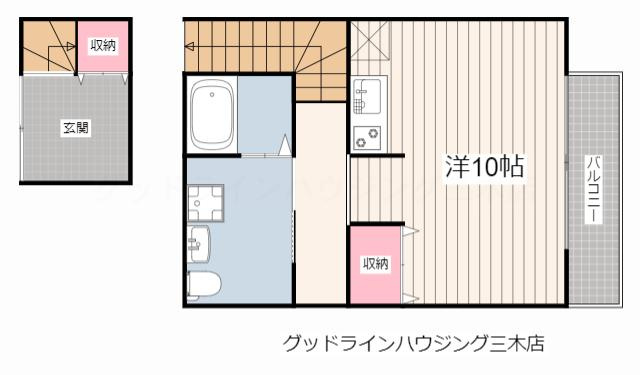 紅梅の間取り