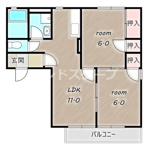 フォレストヒルズの間取り|高崎、前橋のお部屋探しはエンドスケープまで！お客様の理想お聞かせ下さい♪
