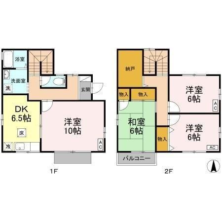 【間取り】 | 花山ハウス　A棟