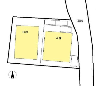 【区画図】 | 花山ハウス　A棟