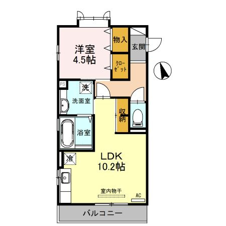 【間取り】 | グレイス　B棟