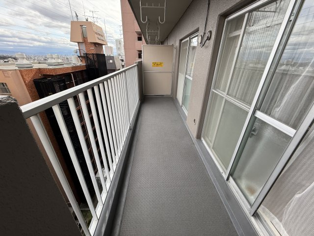 北大阪ハイツのバルコニー