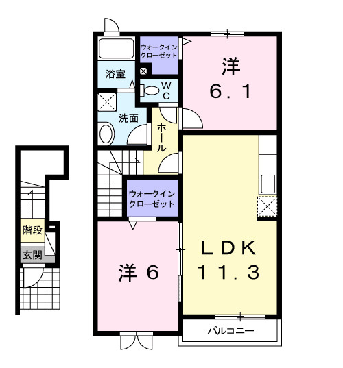 フォーシーズンⅢの間取り