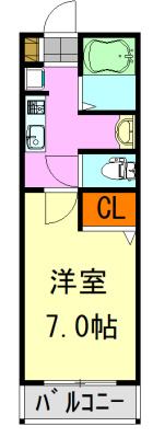 【間取り】 | ラパ　メイプル