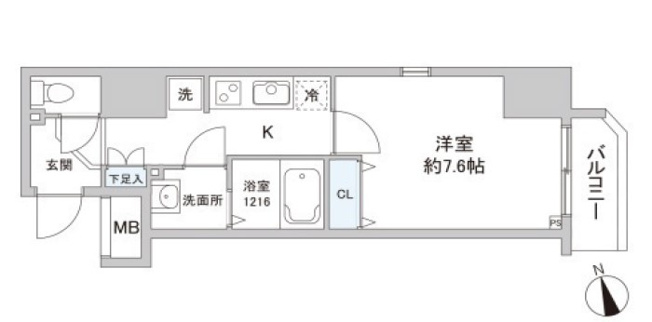 【間取り】 | スカイグランデ日暮里 | 間取り