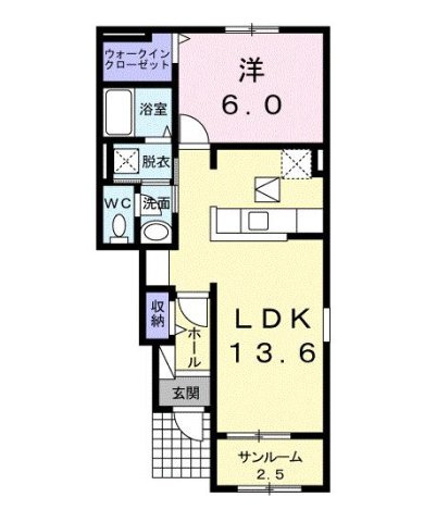【間取り】 | ビッグ・ツリー　ⅡＢ