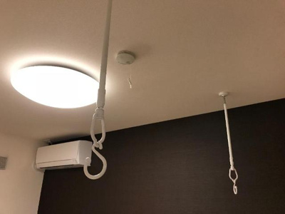 【設備】 | アヴニール | 洋室側室内物干