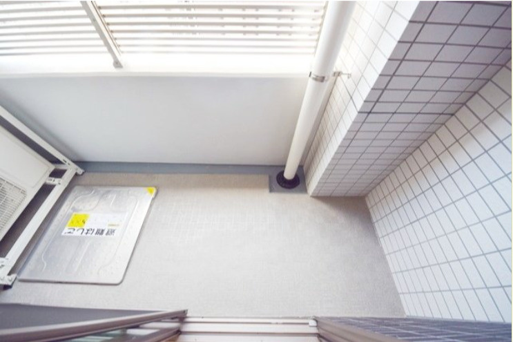千代田区神田富山町の賃貸マンションのバルコニー