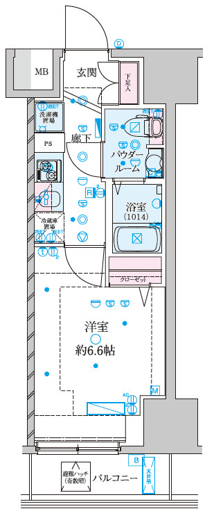 GENOVIA草加の間取り