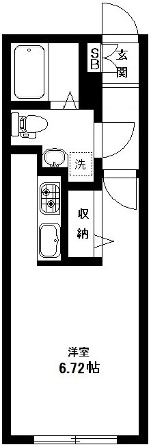 Ｂｒａｎｃｈｅ中野富士見町の間取り