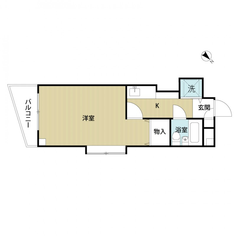 シティフラット千種Ⅱの間取り