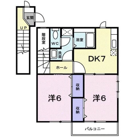 サニ－ヒル柳谷の間取り