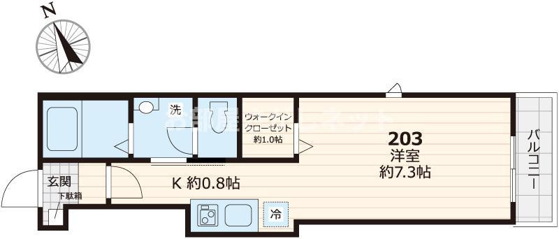 グランツ【おとり物件なし】#学生・社会人にオススメ！初期費用分割払いOK！の間取り