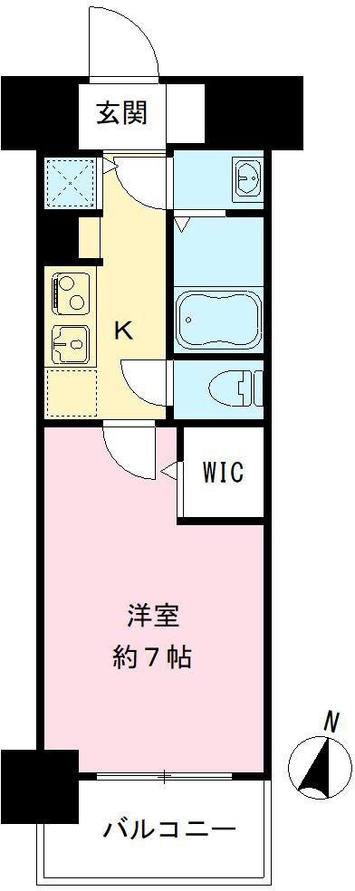 ＨＲフロントリーガル難波ＷＥＳＴの間取り