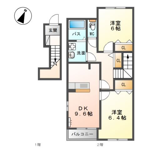 サニーヒルズの間取り