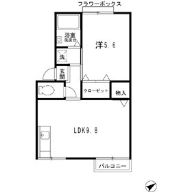 プレジール榎原の間取り