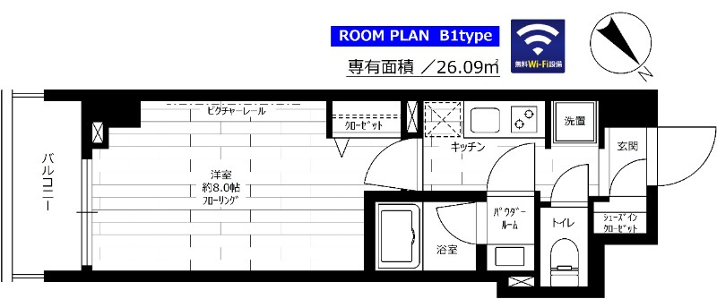 ステージファースト浅草桜橋の間取り