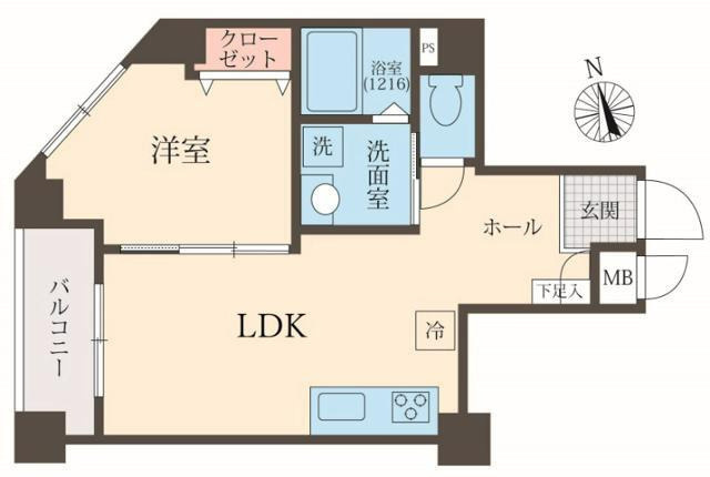 アルベリ代々木公園の間取り