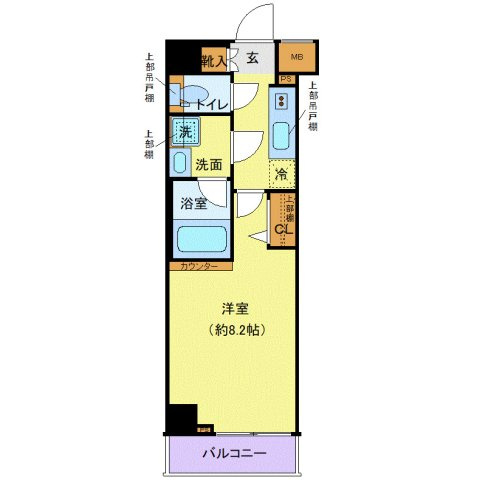 クレヴィスタ高田馬場の間取り