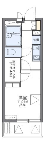 レオパレス生麦駅前の間取り