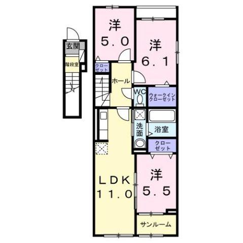 エリオスの間取り