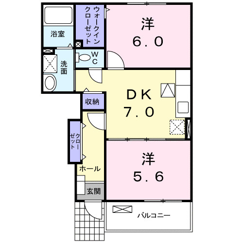 レガーロ栄の間取り