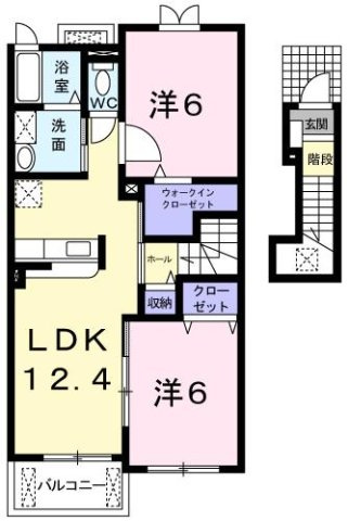 ノーブル　北村の間取り