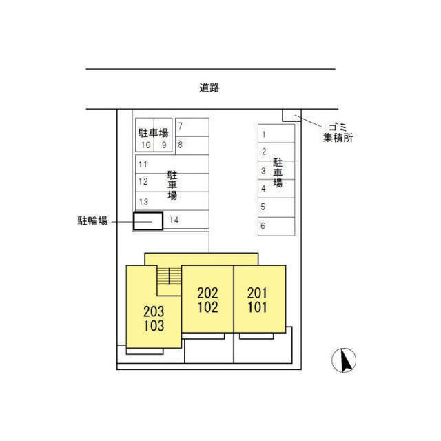 各務原市那加石山町２丁目のアパートのその他