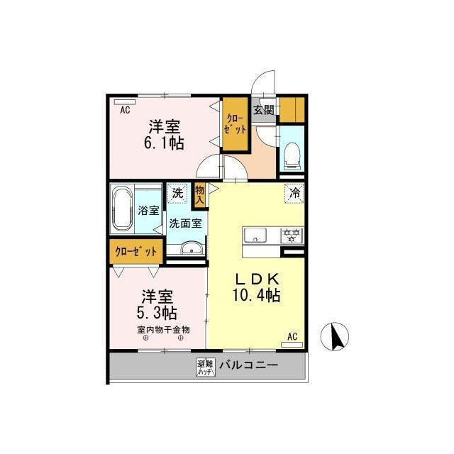 ヴィラグレンディールの間取り