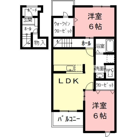 ドリーム三田　Ａ・Ｂ・Ｃの間取り