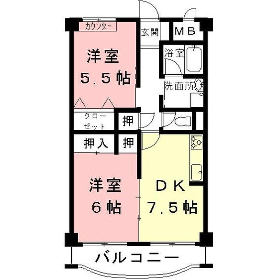 ジェントリィ北一色Ⅱの間取り